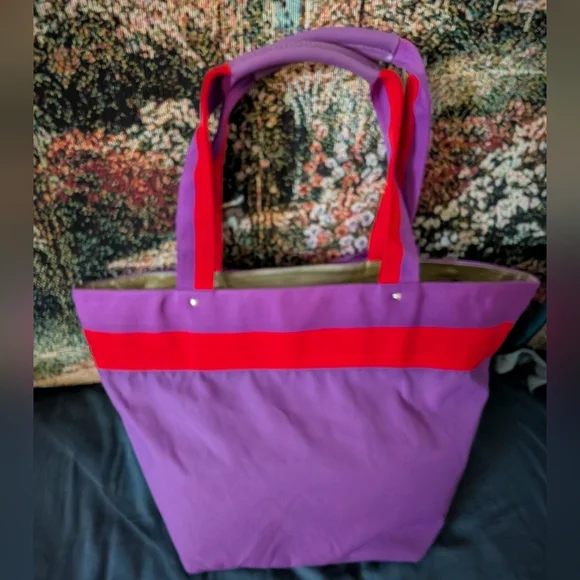 Kate Spade Purple and Red Tote Bag - Picture 2 of 9